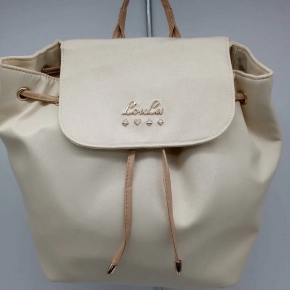 Cream Backpack